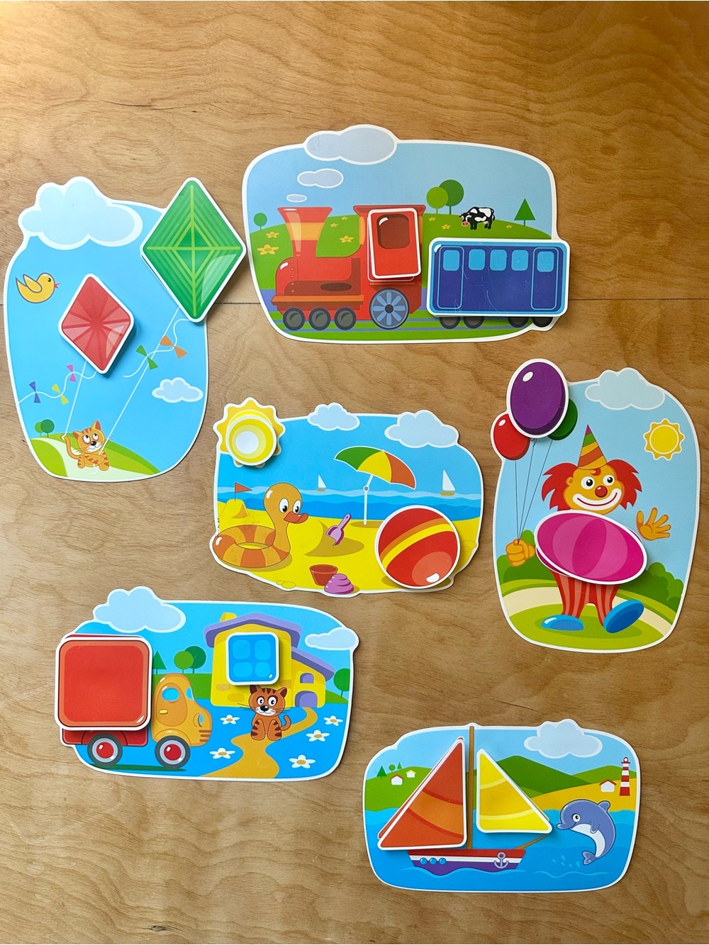 Scotchi My First Shapes Toddler Learning Puzzle Game | Montessori Shape Matching